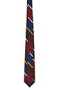 view 2 of 4 Regimental Preppy Stripe in Brown, Navy, & Burgundy