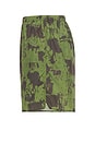 view 3 of 4 Mil Athletic Shorts Nylon Camo Print in Olive
