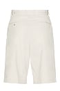view 2 of 4 2 Pleats Shorts Twill Bio Washed in Cement