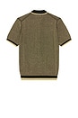 view 2 of 4 Zip Knit Polo in Black