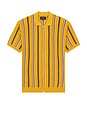 view 1 of 4 Zip Knit Stripe in Mustard