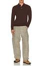 view 4 of 4 Knit Polo 12G in Brown