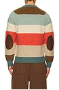 view 2 of 4 Crew Multi Stripe 5g Sweater in Multi