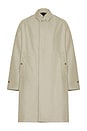 view 1 of 3 Balmacaan Coat T C Gabardine in Beige