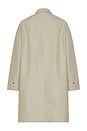 view 2 of 3 Balmacaan Coat T C Gabardine in Beige