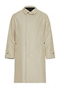 view 1 of 4 Balmacaan Coat Gabardine in Beige