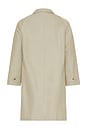 view 2 of 4 Balmacaan Coat Gabardine in Beige