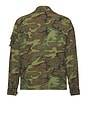 view 2 of 5 Mesh Camo Jacquard Mapping Print Shirt in Camo in Camo(ERDL Camo)