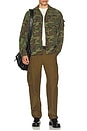view 5 of 5 Mesh Camo Jacquard Mapping Print Shirt in Camo in Camo(ERDL Camo)
