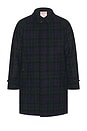view 4 of 5 Bal Collar Coat Harris Tweed in Black Watch