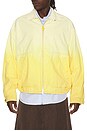 view 1 of 4 Short Blouson Gradation Print in Yellow