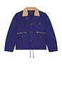 view 1 of 3 Fish-hunting Heavy Oxford Jacket in Blue
