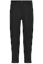view 3 of 4 Pleat Wool Cashmere Pant in Charcoal