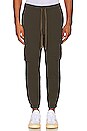 view 1 of 6 Gym Pants 6 Pocket Jersey Back Fleece in Olive