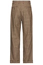 view 2 of 6 2 Pleats Trousers in Glen Plaid Pen Stripe