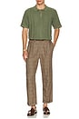 view 6 of 6 2 Pleats Trousers in Glen Plaid Pen Stripe