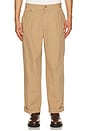 view 1 of 5 2 Pleats Trousers Twill in Khaki
