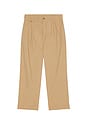view 5 of 5 2 Pleats Trousers Twill in Khaki