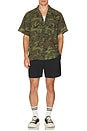 view 4 of 4 Mil-Sht Mesh Camo Jacquard Mapping Print in ERDL Camo