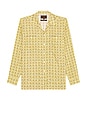 view 1 of 4 Mil Open Collar Derby Tattersall in Yellow