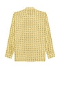 view 2 of 4 Mil Open Collar Derby Tattersall in Yellow