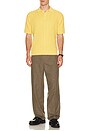 view 3 of 4 Knit Polo Cable in Yellow