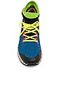 view 4 of 6 ZAPATILLAS DEPORTIVAS KAZE in Blue Textile & Yellow Trim