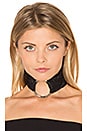 view 1 of 2 x REVOLVE Lace Ivy with Silver Ring Choker in Black