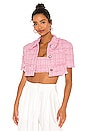 view 1 of 6 Cropped Jacket in Pink