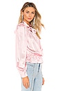 view 3 of 5 Satin Blouse in Rosa