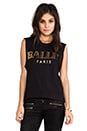view 1 of 4 Ballin Muscle Tee in Black/Gold Foil in Black & Gold Foil