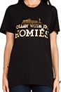 view 4 of 4 Rollin' with the Homies Tee in Black & Gold Foil
