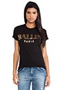 view 1 of 4 Ballin Tee in Black & Gold Foil