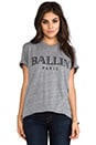 view 1 of 4 Ballin Tee in Heather Grey/Black in Heather Grey & Black