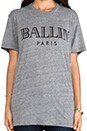 view 4 of 4 Ballin Tee in Heather Grey/Black in Heather Grey & Black