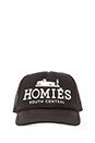 view 4 of 4 Homies Unisex Hat in Black/White in Black & White