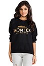 view 1 of 4 Homies Sweatshirt in Black/Gold in Black & Gold