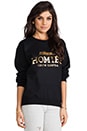 view 2 of 4 Homies Sweatshirt in Black/Gold in Black & Gold