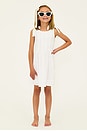 view 3 of 6 Kids Little Jacey Dress in White Magnolia