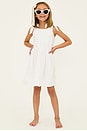 view 4 of 6 Kids Little Jacey Dress in White Magnolia