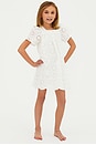 view 2 of 3 Kids Little Ollie Dress in White