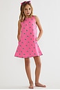 view 3 of 4 Little Caprina Dress in Flamingo Fronds