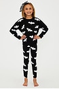 view 3 of 6 Kids Little Callie Sweater in Heart Bats
