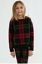view 2 of 3 Kids Little Callie Sweater in Ribbon Plaid