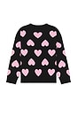 view 2 of 2 Kids Little Callie Sweater in Love Hearts