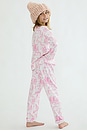 view 3 of 3 Kids Little Georgie Pant in Powder Pink Toile
