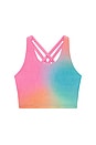 view 1 of 3 Little Clementine Top in Strawberry Sunset Ombre