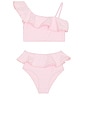 view 1 of 2 Kids Little Ava Top & Daisy Bottom in Pink Sands