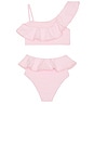 view 2 of 2 Kids Little Ava Top & Daisy Bottom in Pink Sands