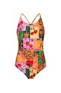 view 1 of 6 Kids Little Julia One Piece Swimsuit in Fruit